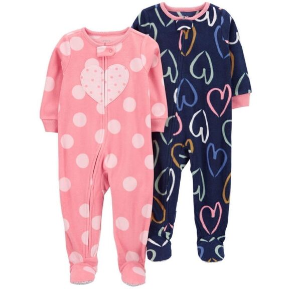Carters 2 Piece fleece pajama set - Picture 1 of 10